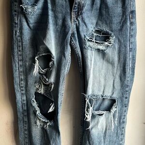Refuge Boyfriend mid-rise Distressed Jeans - Blue size 03